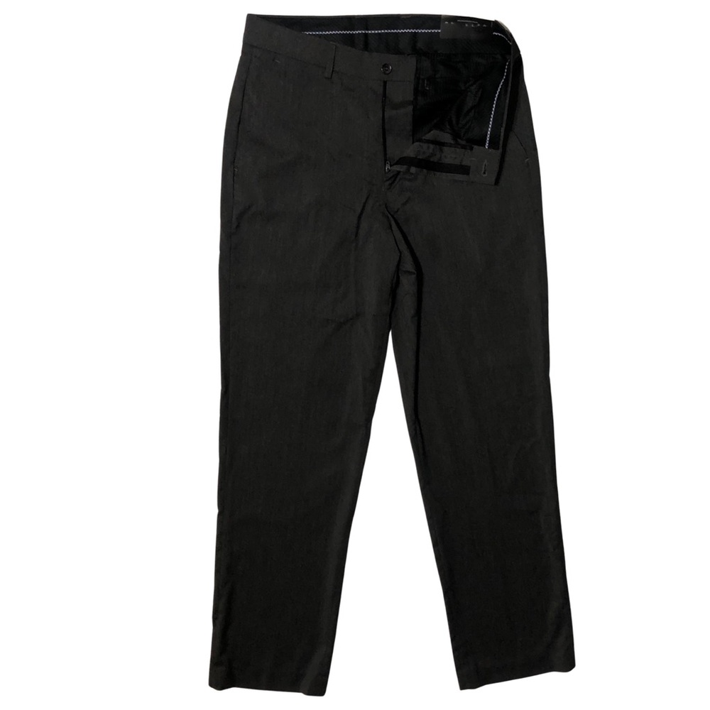 Greg Norman Collection Black Dress Pants Tailored Fit Size W34 x L32 - Picture 3 of 8